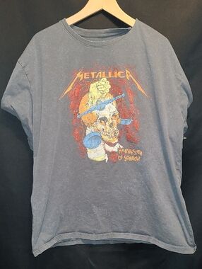 Metallica Harvester of Sorrow Graphic Tee - Gray SIZE XL 2024